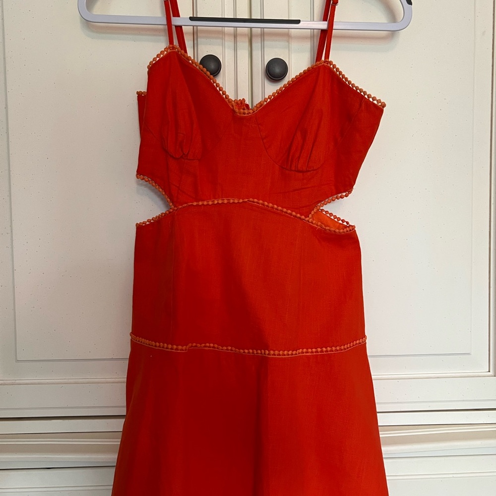 Redish/Orange Showpo Dress